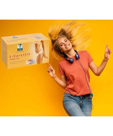Baders L-Carnitin Figure Tea - Herbal Red Bush Tea with L-Carnitine for Diet & Fasting | 2x20 Filter Bags | Delicious Apple Flavor - Shop Now! - Buy Online on GoSupps.com