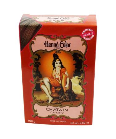 SITARAMA Henne Color Dye Powder Chestnut Brown 100g - Natural Hair Color Solution for All Hair Types | Free International Shipping - Buy Online on GoSupps.com