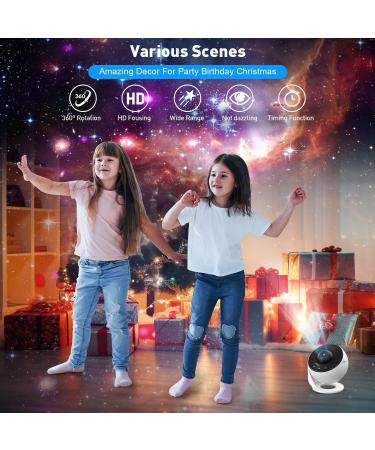 Mexllex Planetarium Star Projector | 12 Planet Discs & Galaxy Lamp for Kids | LED Starry Night Projector for Bedroom - Buy Online on GoSupps.com