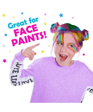 Original Stationery Hair Chalks Set for Girls - 10 Piece Temporary Hair Color Kit - Buy Online on GoSupps.com