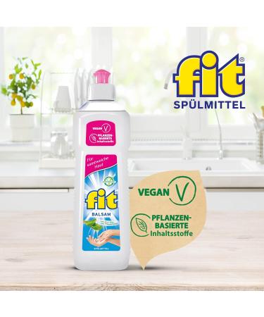 Fit Dishwashing Liquid 500ml - Vegan Skin-Friendly & Sustainable Hand Dish Cleaner - Buy Online on GoSupps.com