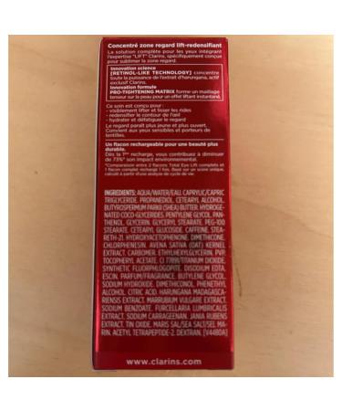 Clarins NEW Total Eye Lift | Anti Aging Eye Cream | Targets Wrinkles Crow's Feet Dark Circles and Puffiness For a Visible Eye Lift in 30 Seconds | REFILLABLE Total Eye Lift Set - Buy Online on GoSupps.com