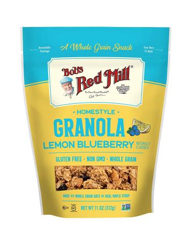 Bob's Red Mill Lemon Blueberry Granola 11oz (Pack of 6) | Homestyle Breakfast Cereal - Buy Online on GoSupps.com