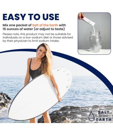 Salt of the Earth Premium Zero-Sugar Electrolyte Powder - Pink Himalayan Salt Hydration Packets | Keto & Paleo Friendly - 30 Servings - Pink Lemonade Flavor - Buy Online on GoSupps.com