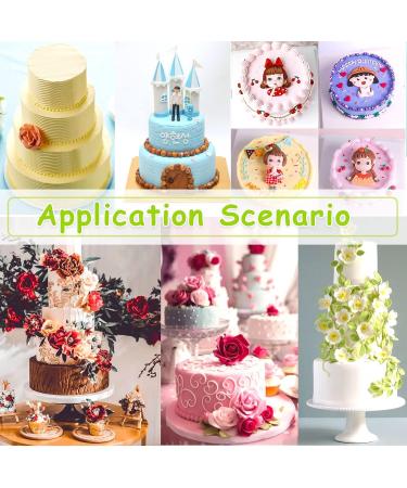 Keadic 37Pcs Rose Red Clay Fondant Extruder Cake Decorating Tool Set | Sugar Modeling Gun with 20 Tips, Disks & Dotting Tool - Buy Online on GoSupps.com