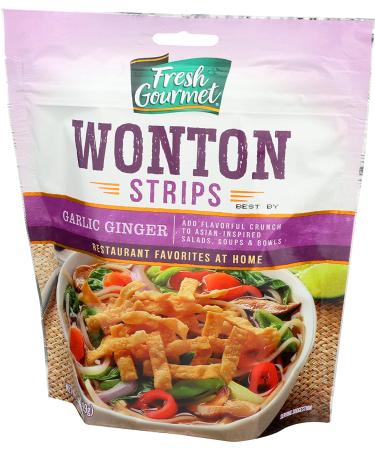 Fresh Gourmet  Wonton Strip  Garlic Ginger  3.5 Oz - Buy Online on GoSupps.com