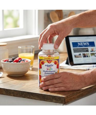 Kids Vitamins Multivitamin Gummies for Children Toddler Vitamins Vegetarian Formula Natural Flavors Dietary Supplements Vitaminas para Ni os 300 Gummies - Buy Online on GoSupps.com
