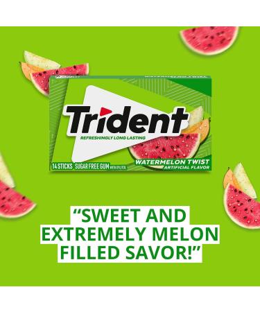 Trident Past que Twist Chewing Gum 14 B tonnets Lot de 3 - Buy Online on GoSupps.com