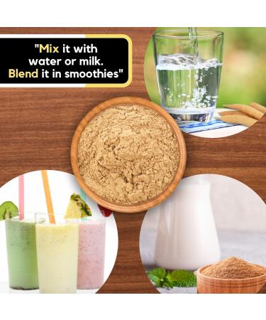 ORGANIC ZING Shatavari Powder Food Grade 454 g / 16 oz - Natural Plant Powder for Culinary and Daily Food Use 1 Pound (Pack of 1) - Buy Online on GoSupps.com