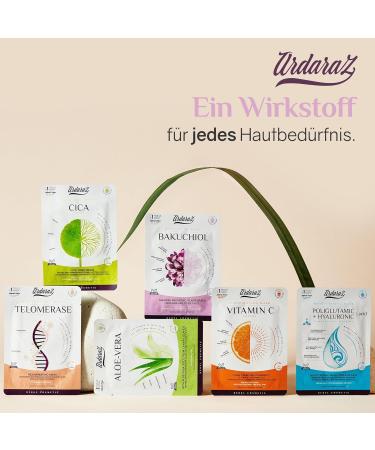 Ardaraz Anti-Folding & Moisture Face Masks - 5-Pack with Bakuchiol | Deep Hydration & Immediate Results | International Shipping Available - Buy Online on GoSupps.com