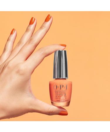 OPI Infinite Shine Long-Wear Lacquer - Silicon Valley Girl - Orange OPI Nail Polish - 0.5 fl oz - Buy Online on GoSupps.com