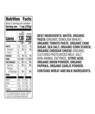 Annie's Organic Bernie O's Canned Pasta in Tomato & Cheese Sauce - 15 oz (Pack of 12) - Buy Online on GoSupps.com