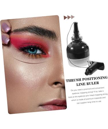 Ipetboom 3pcs String Ink Line Box Ink Line Ruler The Black Mete Brow Line for Women Draw a Line Makeup Tools - Buy Online on GoSupps.com
