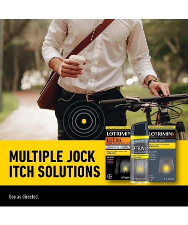 Lotrimin Ultra Antifungal Jock Itch Cream 1% Butenafine Hydrochloride Treatment - 0.42oz - Buy Online on GoSupps.com