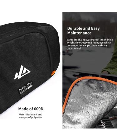 Unigear Ski Bag 360 Fully Padded Protection | Water-Resistant & Durable up to 192cm | Black - Buy Online on GoSupps.com