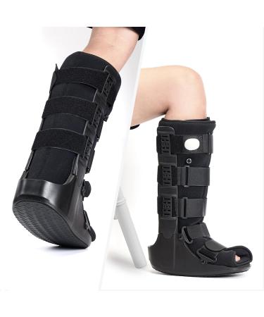 Air Walking Boot - Tall Fracture Boot for Left or Right Foot | Air CAM Walker for Broken Foot & Sprained Ankle Recovery (Large) - International Shipping Available - Buy Online on GoSupps.com