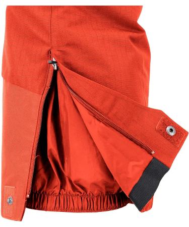 Esobo Men's Lightweight Waterproof Snow Bib Overalls - Orange | Medium Ski Pants - Buy Online on GoSupps.com