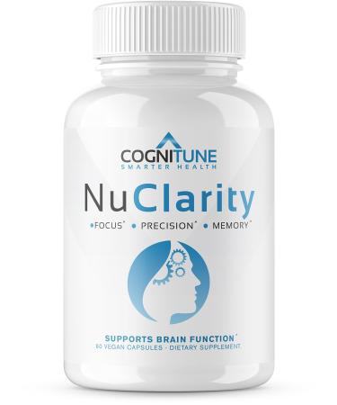 NuClarity - Premium Nootropic Brain Supplement - Focus, Energy, Memory Booster - Mental Clarity & Cognitive Support - Ginkgo Biloba, Bacopa Monnieri, Alpha-GPC, Phosphatidylserine, Rhodiola Rosea