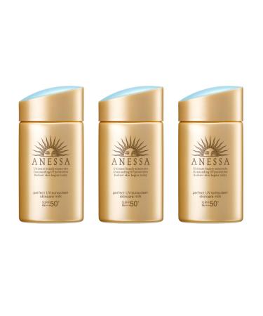 Shiseido ANESSA Perfect UV Sunscreen Skincare Milk A SPF50+ PA++++ 60ml (3pc set)