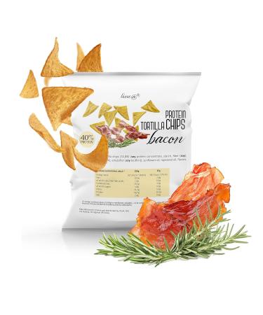 Puffed Protein Tortilla Chips - 5 Packs Bacon Flavor | Phase 1 | Delicious Weight Loss Snack | Puft Protein Chips - Buy Online on GoSupps.com
