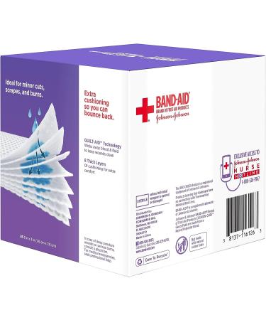 Band-Aid Brand Cushion Care Non-Stick Gauze Pads - 25 Individually-Wrapped Medium Pads - Buy Online on GoSupps.com