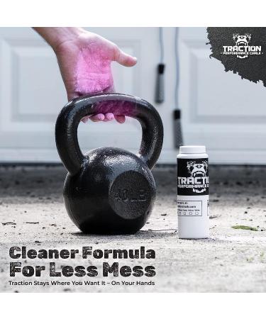 Traction Performance Colored Gym Chalk | 8 oz. Blue Powder for Gymnastics, Rock Climbing, Weight Lifting & Workouts - Firm Grip Magnesium Carbonate in Vibrant Colors - Made in USA - Buy Online on GoSupps.com