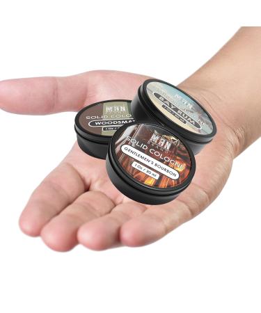 Solid Cologne Men's Cologne Sample Set Solid Perfume with a Bourbon Cologne Bay Rum Solid Cologne and Woodsman Men's Fragrance (1 Ounce (Pack of 3) Gentlemen's Bourbon/Bay Rum/Woodsman) Bay Rum/Gentlemen's Bourbon/Woodsman - Buy Online on GoSupps.com