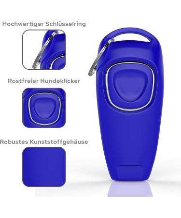 Truepets 2in1 Dog Clicker & Whistle | Effective Dog & Cat Training Clicker | Ideal for Pet Education - Buy Online on GoSupps.com