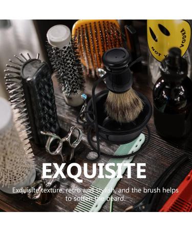 Beaupretty 4 Sets Hair Men Rack - Durable Tool Holder Kit for Christmas & Father's Day Gifts | Comfortable Beard & Soap Caddy | 11.5x8.5cm | Black - Buy Online on GoSupps.com