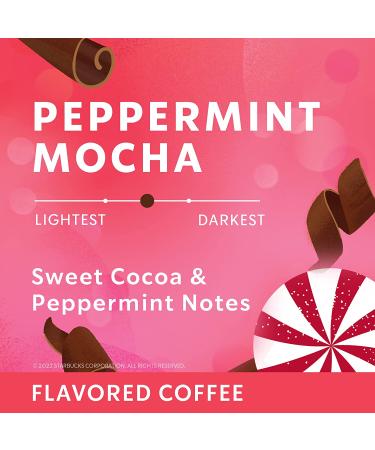 Starbucks Peppermint Mocha Ground Coffee 17 oz - Limited Edition, 100% Arabica - Buy Online on GoSupps.com