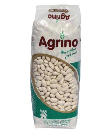 Agrino white beans medium 500g dried from Greece medium-sized beans for your Mediterranean cuisine Greek legumes