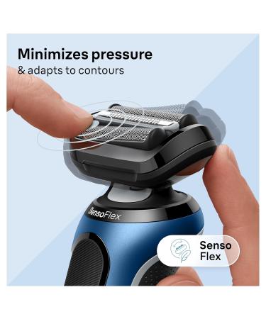 Braun Series 6 Electric Shaver for Men - 6172cc Wet & Dry Turbo & Gentle Modes Foil Shaver | 3 Piece Set - International Shipping Available - Buy Online on GoSupps.com