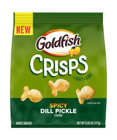 Goldfish Crisps Crackers aux frites cuites cuites au four aromatis es l'aneth pic sac de 177 2 g