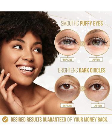 Dermora 24K Gold Eye Mask - Treat Puffy Eyes and Dark Circles, Look Refreshed with 20 Pairs - Buy Online on GoSupps.com