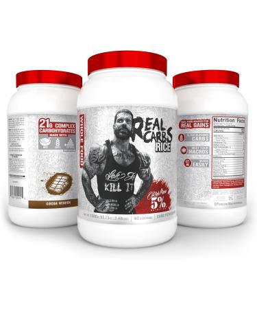 5% Nutrition Rich Piana Real Carbs - Cocoa Heaven | Complex Carbohydrates for Pre/Post-Workout Recovery | 3.5 lb - 40 Servings - Low Glycemic Energy - Buy Online on GoSupps.com
