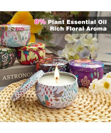 Fragrance Candles Gifts for Women - 6 Pack Aromatherapy Soy Wax Candles for Stress Relief | Mother's Day Thanksgiving & Christmas Gift Set - Buy Online on GoSupps.com