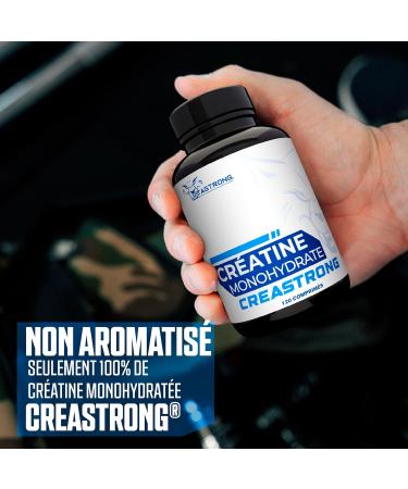 Creastrong 100% Pure Creatine Monohydrate Registered Trademark by Vitastrong Creatine Tablets Premium Quality High Dose Creatine Monohydrate - Buy Online on GoSupps.com