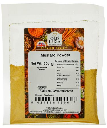 Old India Mustard Powder 50g Classic 50 g (Pack of 1)