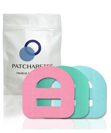 Omnipod Patches - Waterproof Hypoallergenic CGM Adhesive Pastel Pack