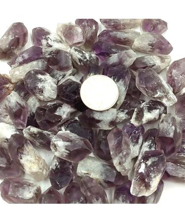100g Bulk Rough Natural Amethyst Point Purple Quartz Druzy Crystal Cluster Specimen Stone Pendant Making Gifts - Buy Online on GoSupps.com