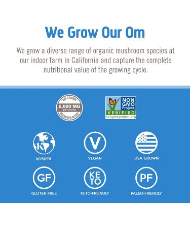 Om Mushrooms Breathe - Respiratory Health Support 90 Veg Capsules | Natural Immune Boost - Buy Online on GoSupps.com