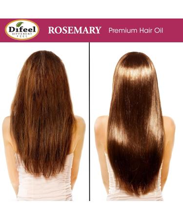 Difeel Rosemary Premium Hair Oil 2.5 oz | Best Rosemary Oil Hair Treatment for Healthy Hair Growth - Buy Online on GoSupps.com