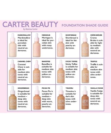 Carter Beauty By Marissa Carter Half Measure Dewy Foundation - Meringue 1.01 oz - Buy Online on GoSupps.com