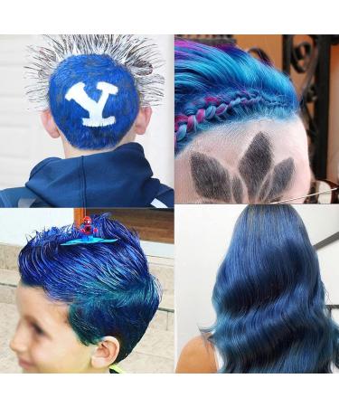 Buy Blue Hair Color Wax - Natural Matte Finish for Party Cosplay & Halloween | International Shipping Available - Buy Online on GoSupps.com