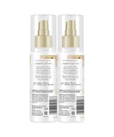 Pantene Heat Protectant Spray with Jojoba Oil for Curly Hair Twin Pack - 3.2 fl oz | Sulfate Free Curl Lock Mist - Buy Online on GoSupps.com