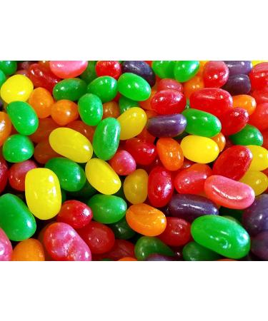 Jumbo Assorted Jelly Beans - 2 lbs of Fresh Delicious Extra Large Fruit Flavored Jelly Beans - Strawberry, Cherry, Lemon, Lime, Grape, Orange - Buy Online on GoSupps.com