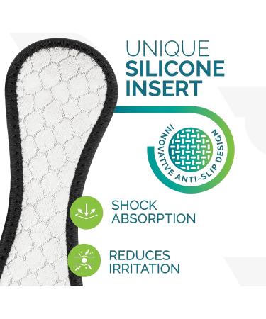 Patella Strap Knee Brace Support for Arthritis, ACL, Meniscus Tear - Best for Running, Basketball, Sports - Pack of 2 Black - Buy Online on GoSupps.com