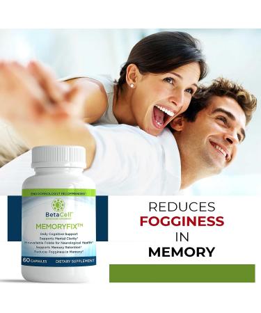 Memoryfix Nootropic Brain Supplement - 60 Capsules for Focus, Memory, and Brain Health - Buy Online on GoSupps.com