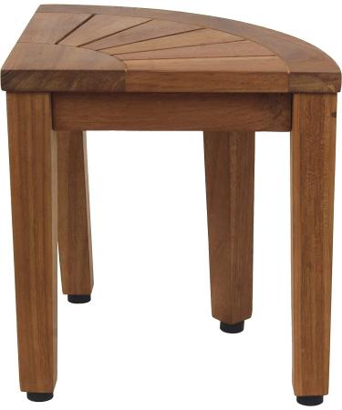 AquaTeak 12 Kai Teak Corner Foot Rest - OptiAREA Design for Shaving & Washing - Buy Online on GoSupps.com