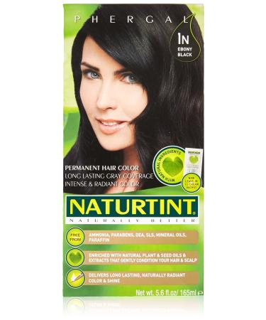 Naturtint Permanent Hair Color 1N Ebony Black 5.6 fl oz (165 ml)